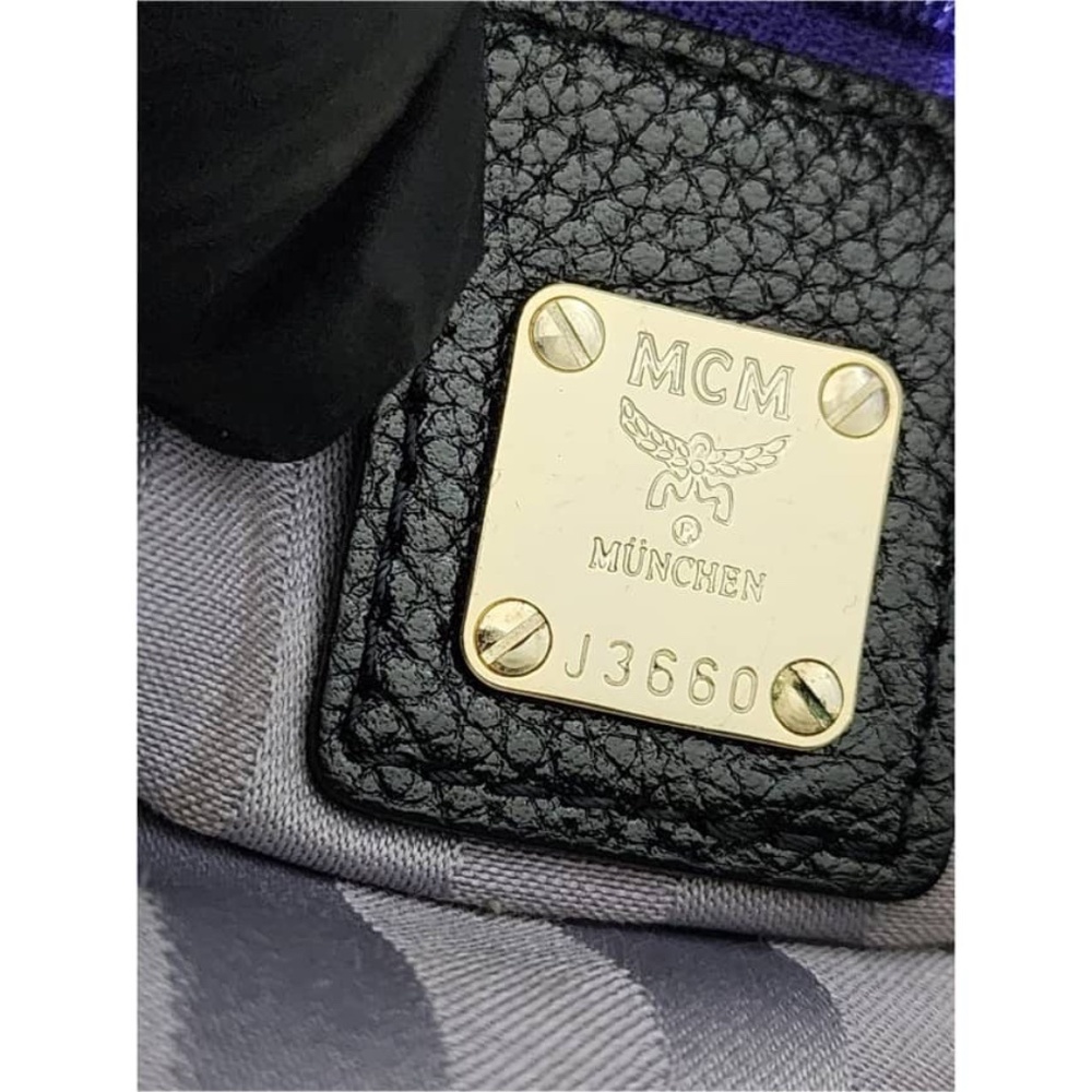 Authentic MCM Vintage Leather Backpack Black - Picture 11 of 11